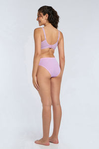 Amante Non Padded Non Wired Cotton Chic Support Bra - Orchid Bouquet — thumbnail 6